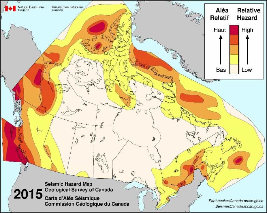 seismic map